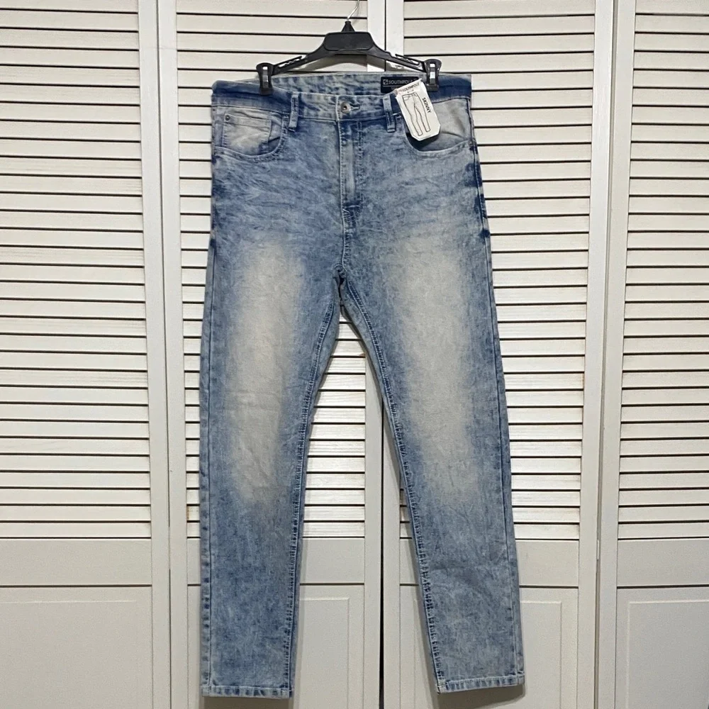 South pole Skinny Jeans Acid Wash Size 34-30 NWT
